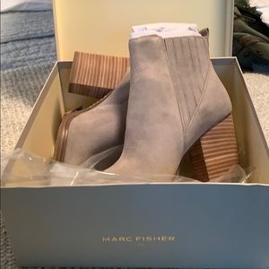 Marc Fisher Alva Bootie/Cloud Suede (BRAND NEW!)